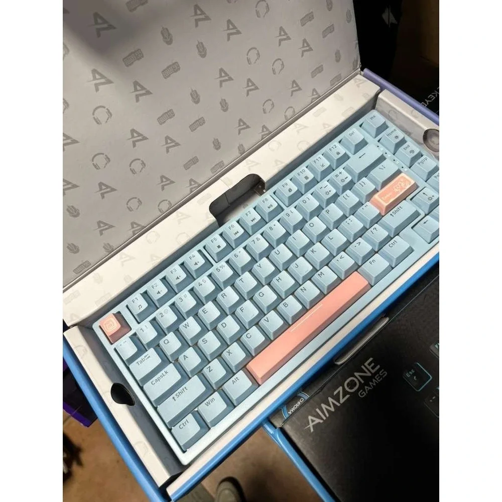 Pink Gamer set headset,‎ keyboard and mouse
